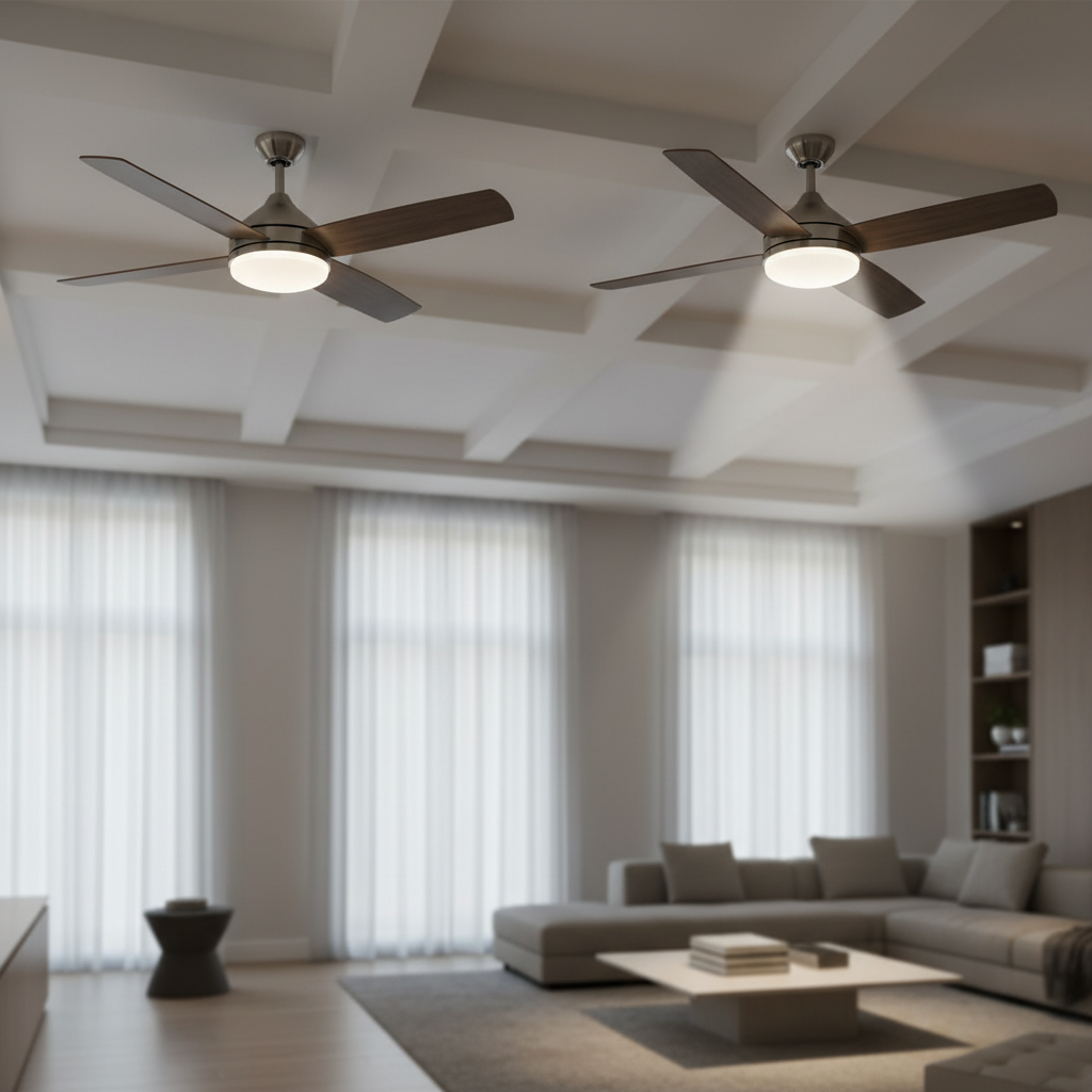 The Ultimate Guide to Ceiling Fan Lighting: Up-Light vs. Down-Light Compared