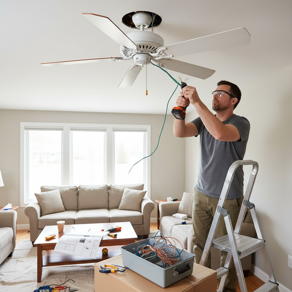 Common Mistakes DIYers Make Installing Ceiling Fans