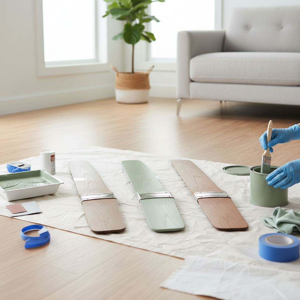Revamp Your Home: A Step-by-Step Guide to Painting Old Fan Blades for a Makeover