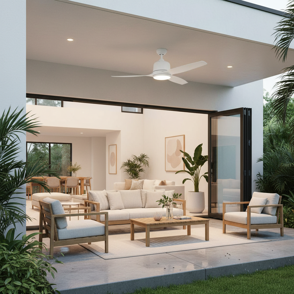 Reviewing the Kichler Sola Ceiling Fan: Performance and Wet-Rated Versatility