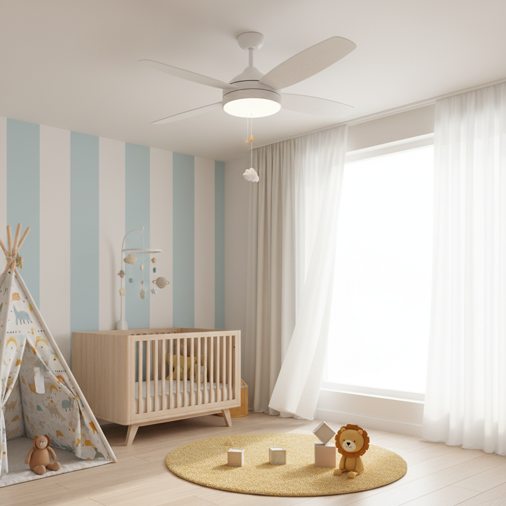 Best Ceiling Fans for Kids’ Rooms and Nurseries: Comfort, Safety, and Style