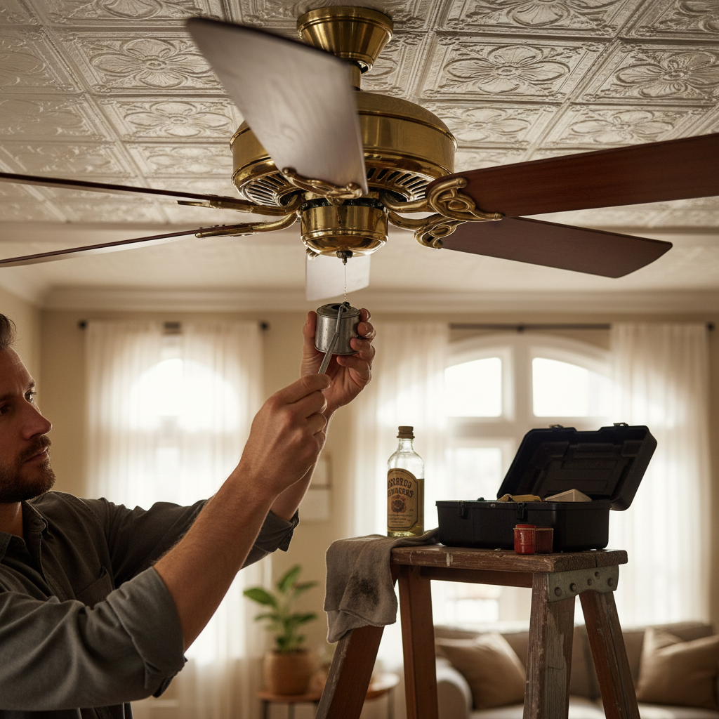 Revitalize Your Vintage Ceiling Fan: A DIY Oiling Guide
