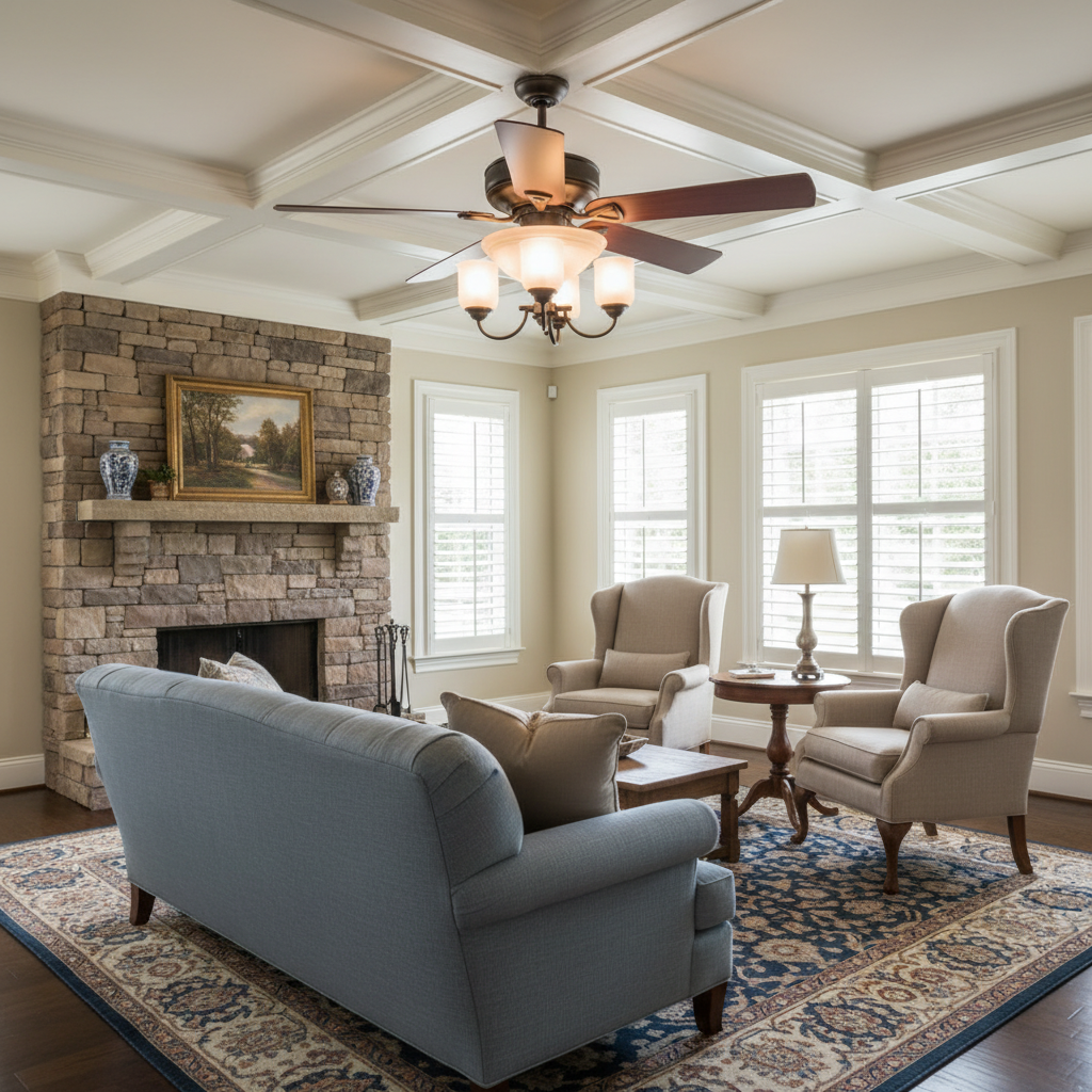 Review: Hunter Oakhurst (Traditional Style) Ceiling Fan – A Deep Dive into Performance and Value