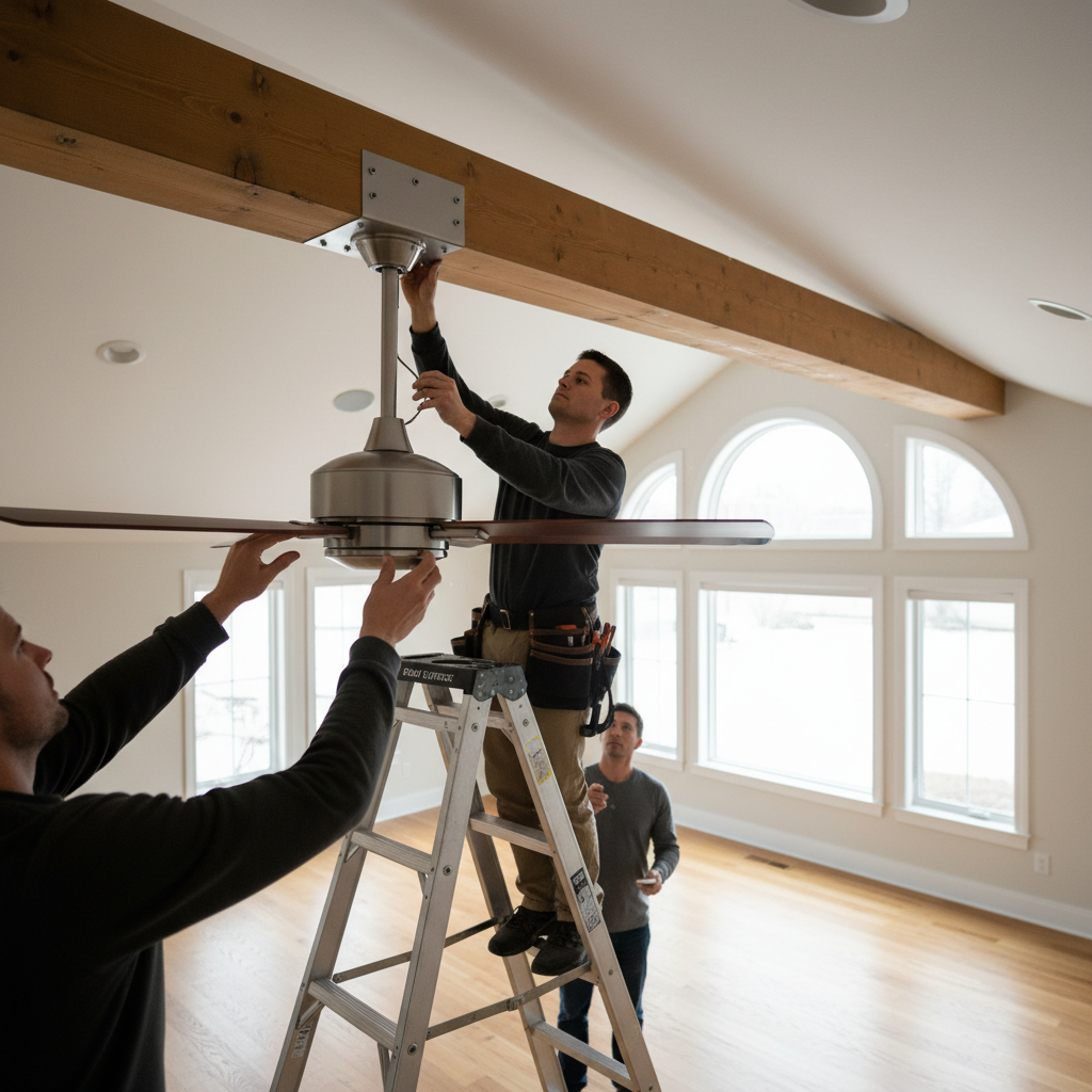 How to Install a Ceiling Fan on a Sloped Ceiling: A Comprehensive Guide