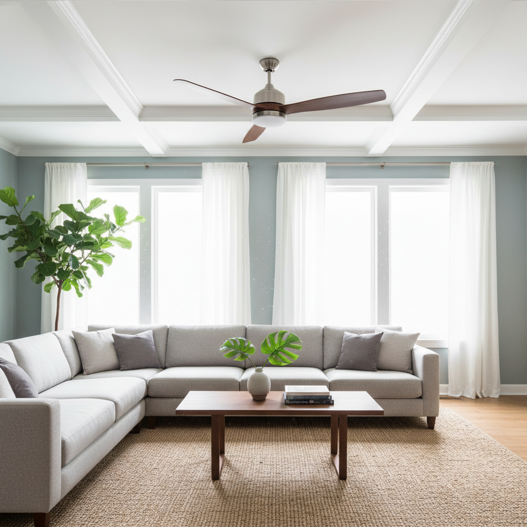 Best Modern Ceiling Fans for Living Rooms: Elevate Your Home’s Style and Comfort
