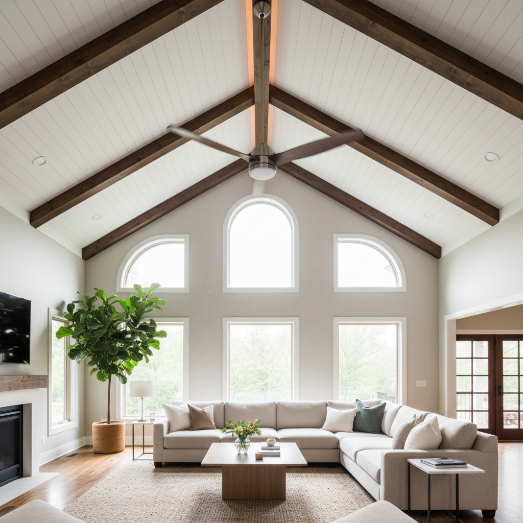 Best Ceiling Fans for High Vaulted Ceilings: Optimize Airflow and Style